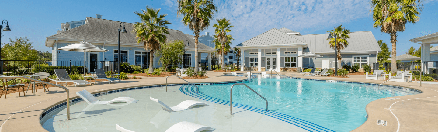 Pool scene